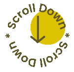 Nach unten zeigender Pfeil mit drehendem Kreis-Element mit der aufschrift "Scroll down"